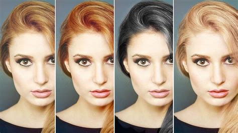 photoshop saç rengi değiştirme online